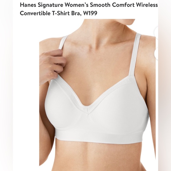 Hanes Bra Signature Women's Smooth Comfort Wireless
Convertible Sz XXXL - Picture 4 of 11